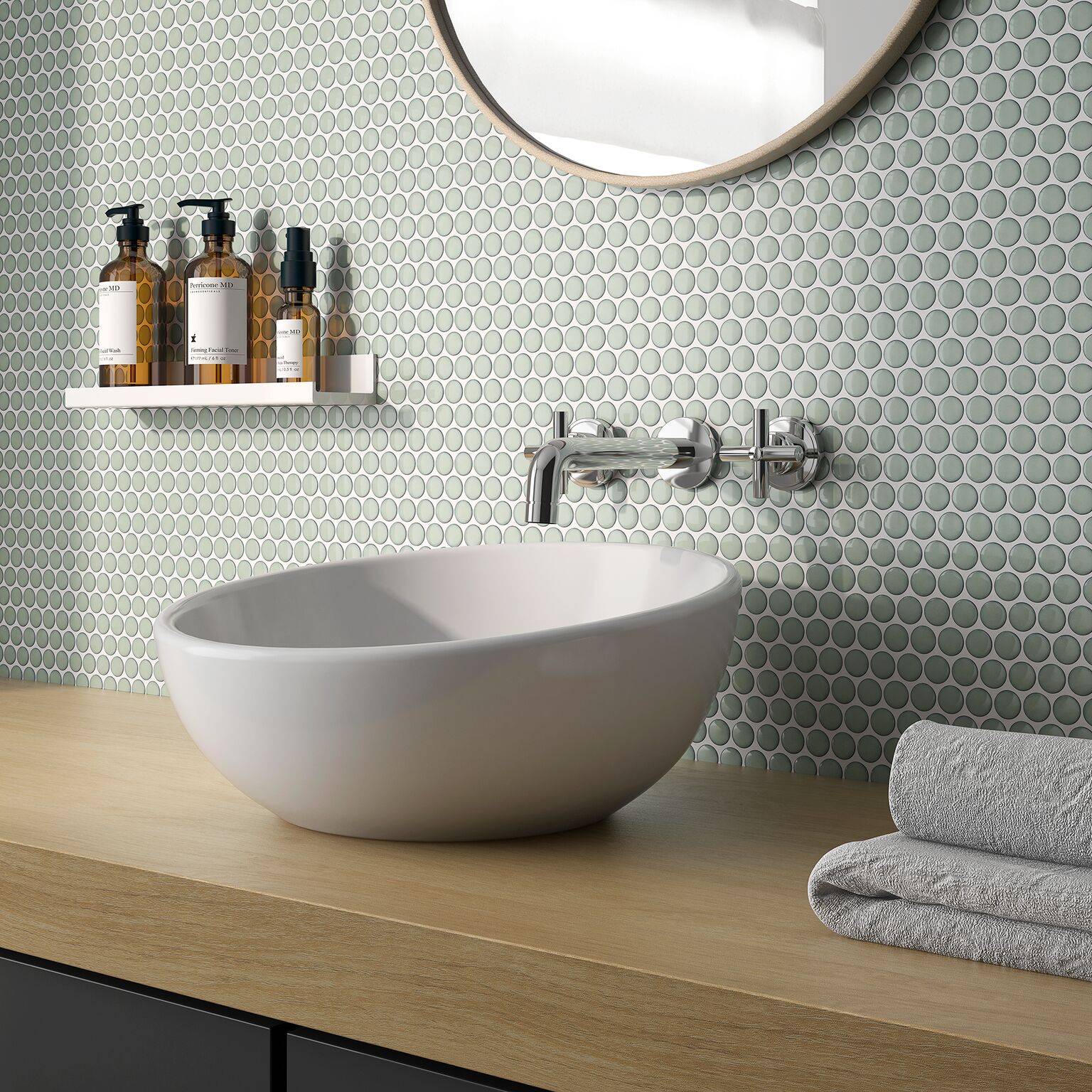 Roca Tile CC Plus Penny Round 12