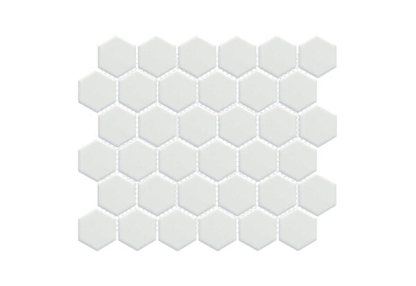 Happy Floors Artisan 2" Hexagon 11" x 12.5" Porcelain Mosaic