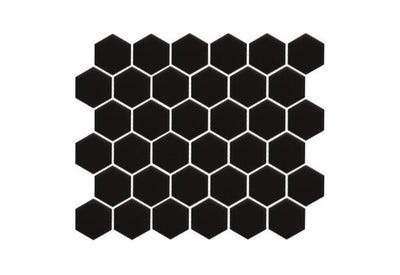 Happy Floors Artisan 2" Hexagon 11" x 12.5" Porcelain Mosaic