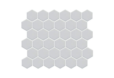 Happy Floors Artisan 2" Hexagon Grip 11" x 12.5" Porcelain Mosaic