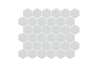 Happy Floors Artisan 2" Hexagon 11" x 12.5" Porcelain Mosaic