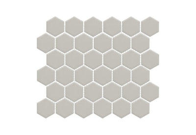 Happy Floors Artisan 2" Hexagon 11" x 12.5" Porcelain Mosaic