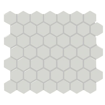 American Olean Color Story Mosaic 1.5" Hexagon 12" x 14" Ceramic Mosaic