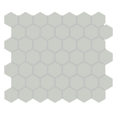 American Olean Color Story Mosaic 1.5" Hexagon 12" x 14" Ceramic Mosaic