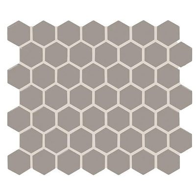 American Olean Color Story Mosaic 1.5" Hexagon 12" x 14" Ceramic Mosaic