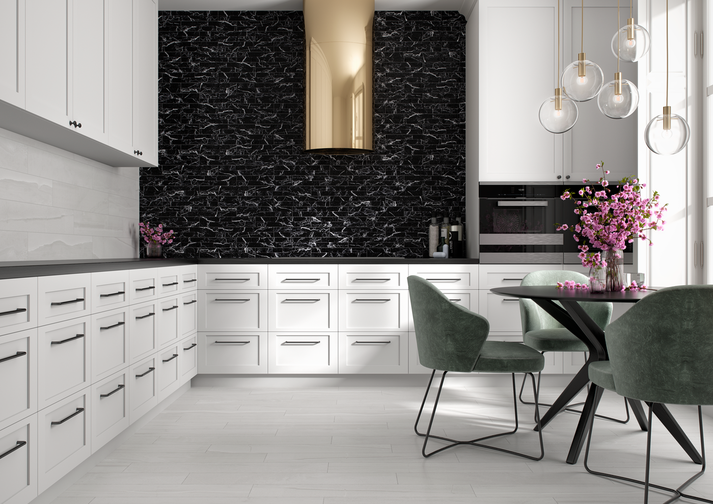 QDI Surfaces Ordino 3" x 17.5" Porcelain Tile