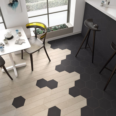 WOW Floor Tiles Hex 8" x 9" Porcelain Tile