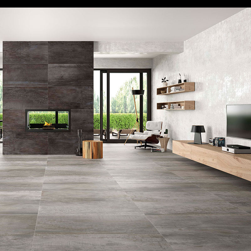 QDI Surfaces Acier 24" x 48" Porcelain Tile