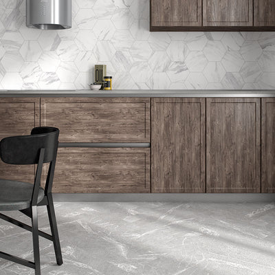 QDI Surfaces Albion 4" x 24" Porcelain Tile Grey