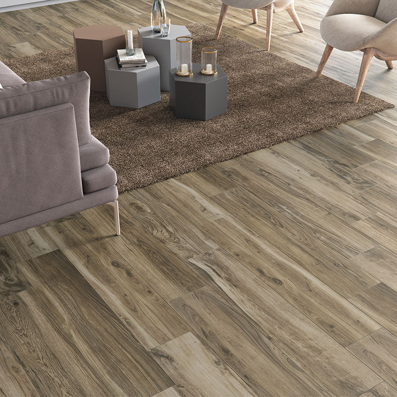 QDI Surfaces Amazonia 8" x 36" Porcelain Tile Amendoa