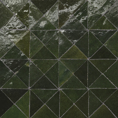 Bedrosians Zagora Triangle 12" x 12" Ceramic Mosaic