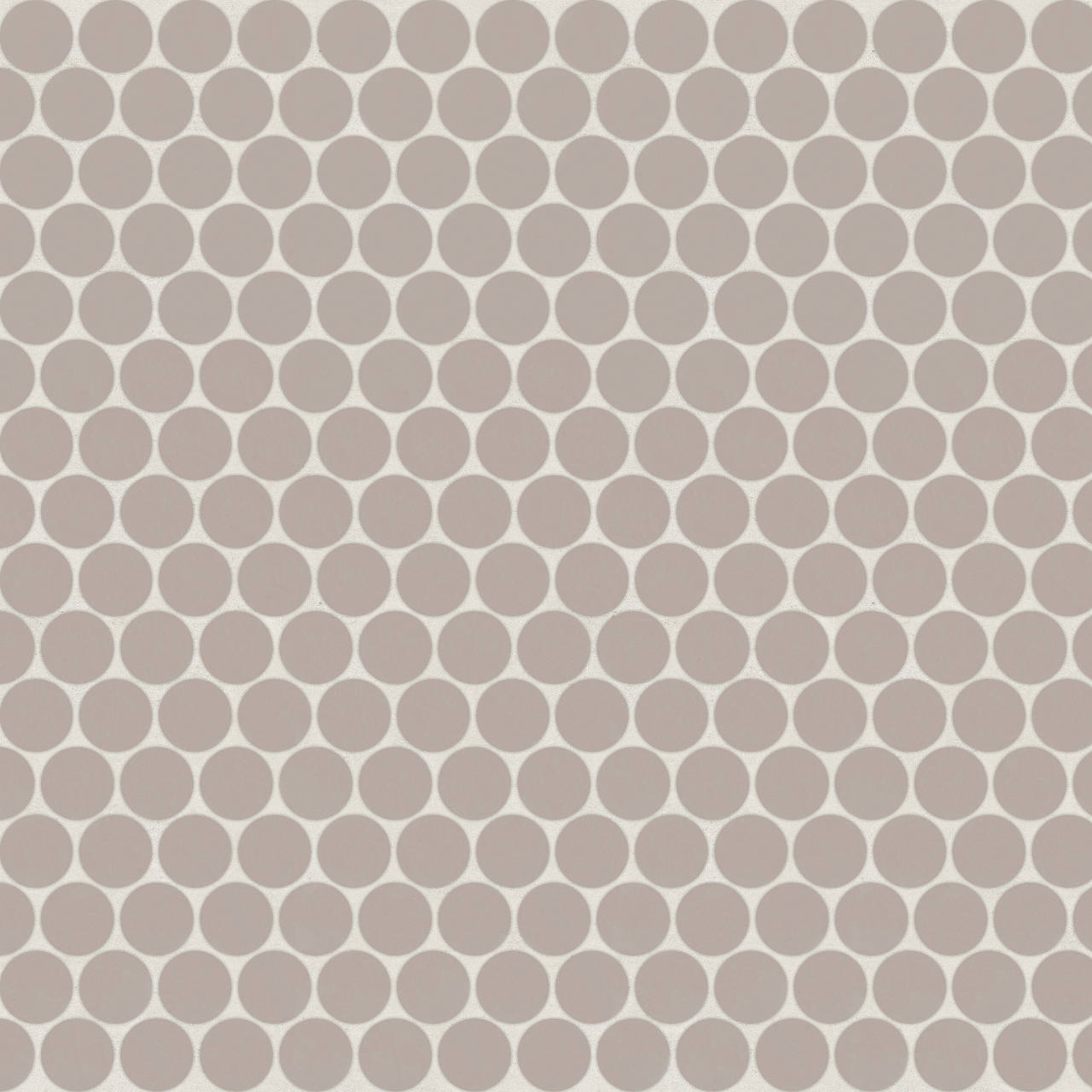 Bedrosians Marin 0.75" Penny Round 11.5" x 12.5" Porcelain Mosaic