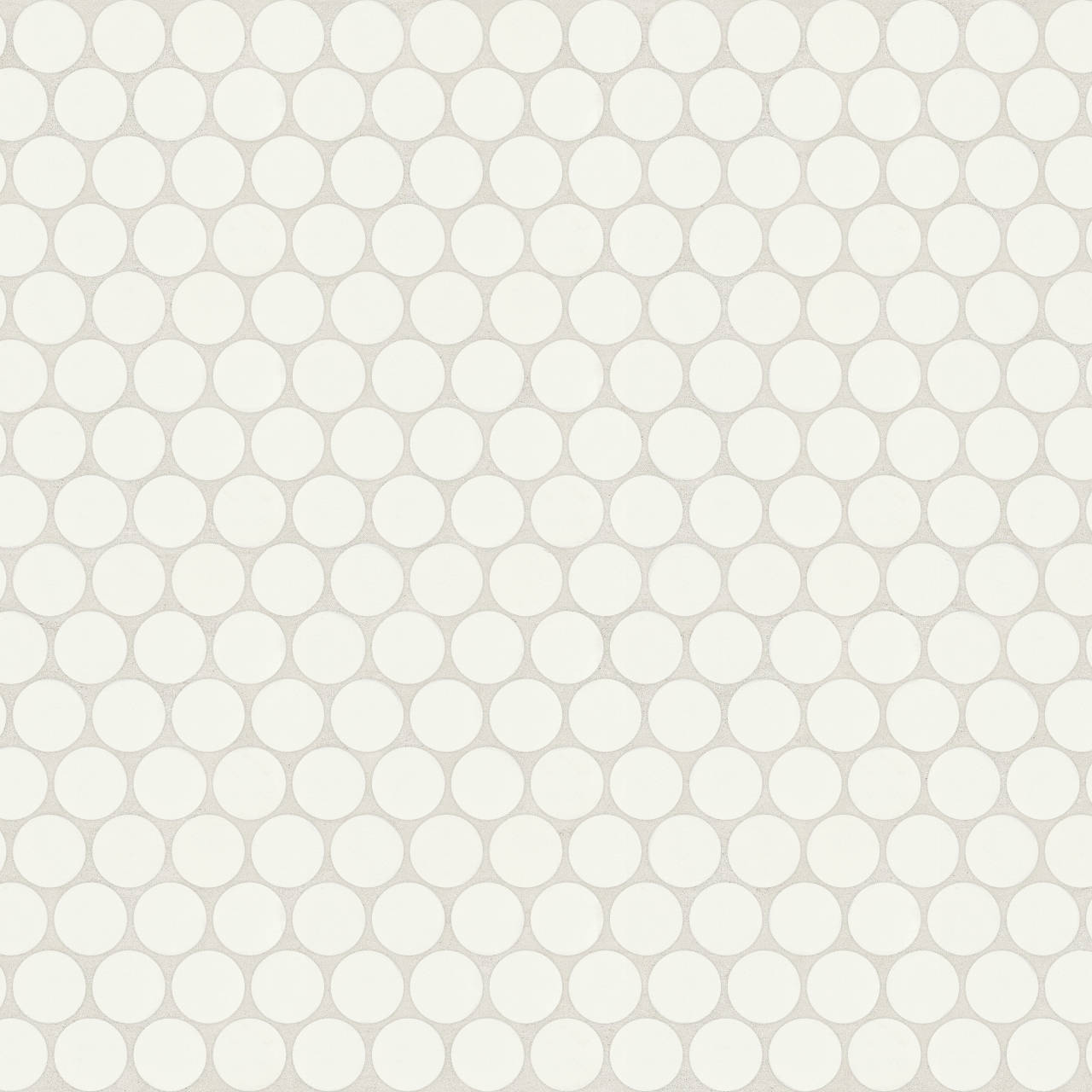 Bedrosians Marin 0.75" Penny Round 11.5" x 12.5" Porcelain Mosaic