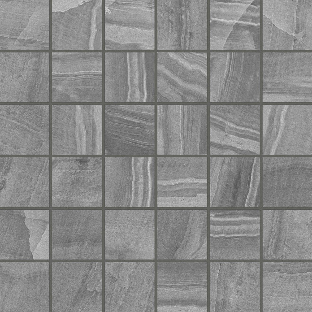 Bedrosians Gemma 2 x 2 12" x 12" Porcelain Mosaic