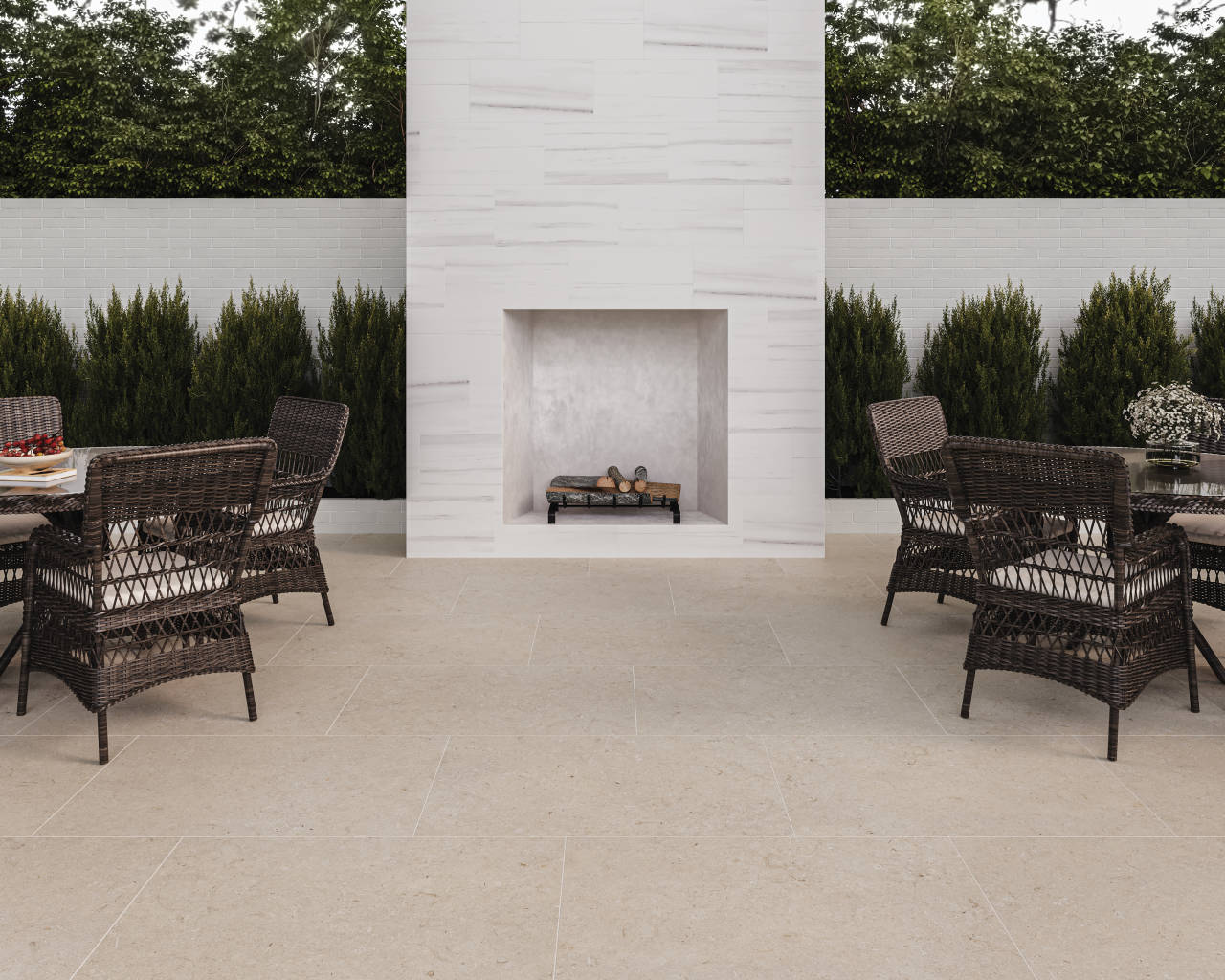 Bedrosians Poetry Stone 24" x 48" Porcelain Tile