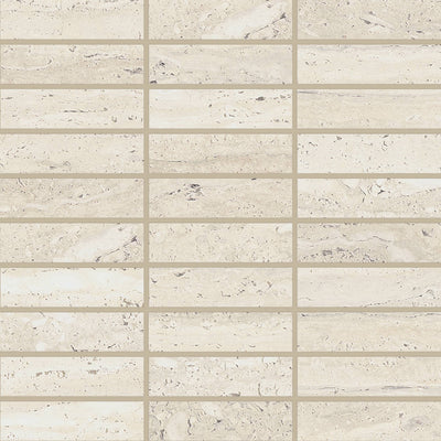 Bedrosians Sensi Roma 1 x 4 Straight 12" x 12" Porcelain Mosaic