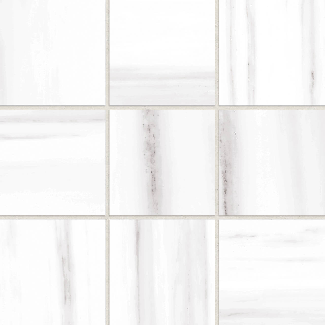 Bedrosians Prati 4 x 4 12" x 12" Porcelain Mosaic