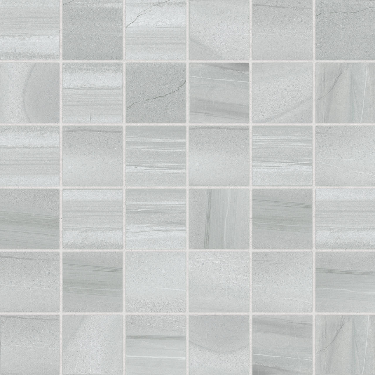 Bedrosians Linear Stone 2 x 2 12" x 12" Porcelain Mosaic