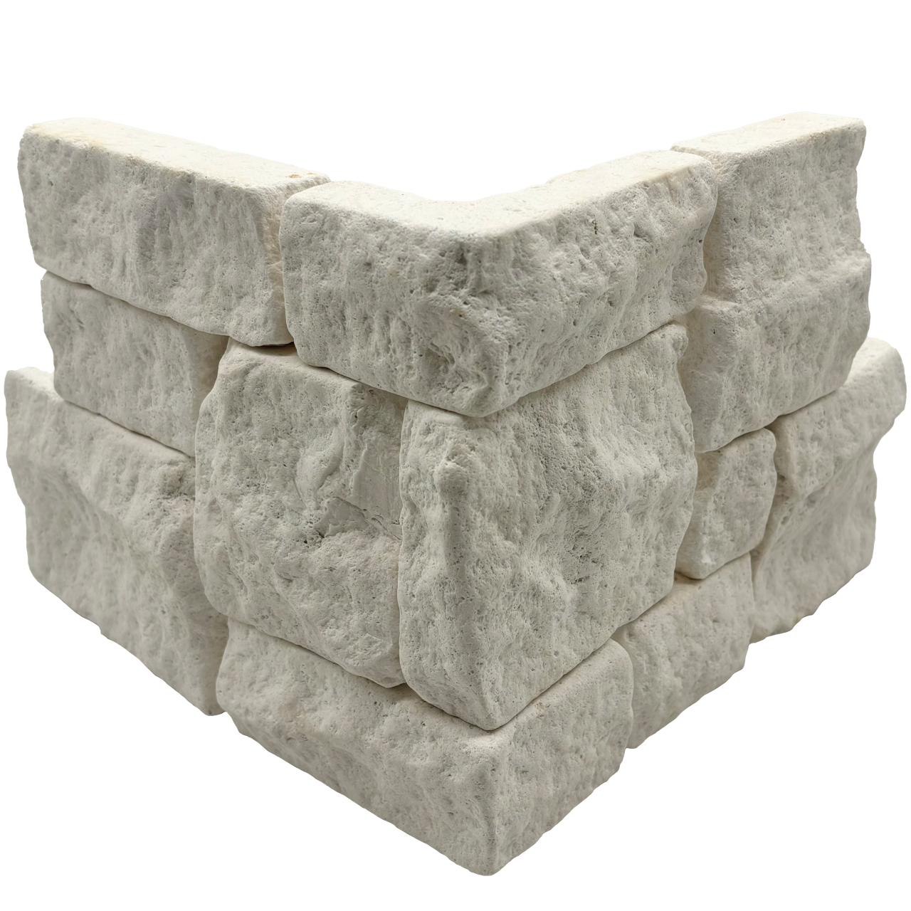 Bedrosians Limestone 8" x 18" Limestone Corner Ledger