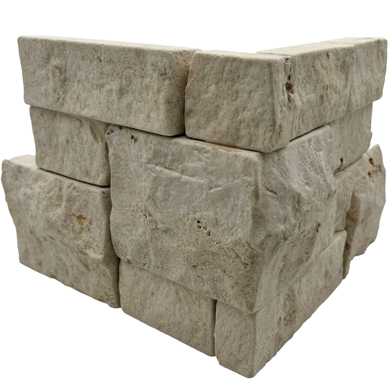 Bedrosians Limestone 8" x 18" Limestone Corner Ledger