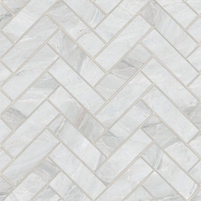 Bedrosians Magnifica ERA Herringbone 1 x 4 12" x 12" Porcelain Mosaic