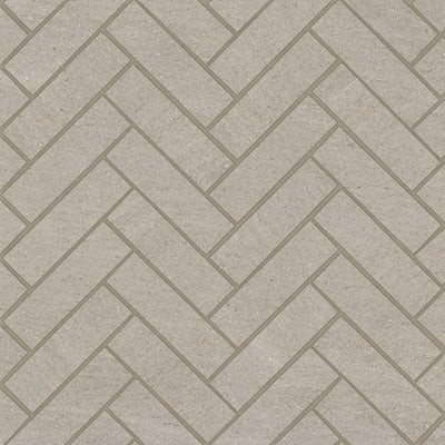 Bedrosians Magnifica ERA Herringbone 1 x 4 12" x 12" Porcelain Mosaic