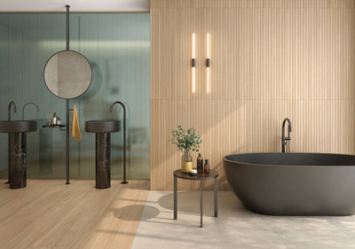 Bedrosians Strata Deco 24" x 48" Porcelain Tile