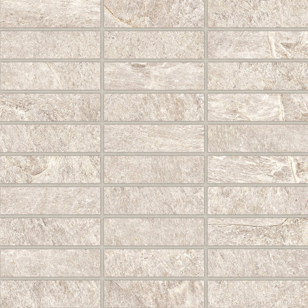 Bedrosians Farmhouse Living 1 x 4 Straight 12" x 12" Porcelain Mosaic