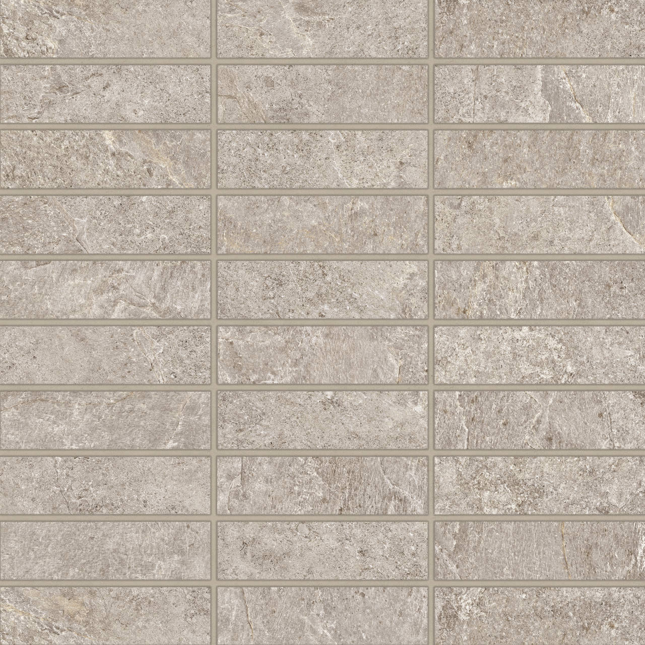Bedrosians Farmhouse Living 1 x 4 Straight 12" x 12" Porcelain Mosaic