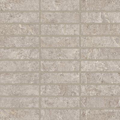 Bedrosians Farmhouse Living 1 x 4 Straight 12" x 12" Porcelain Mosaic