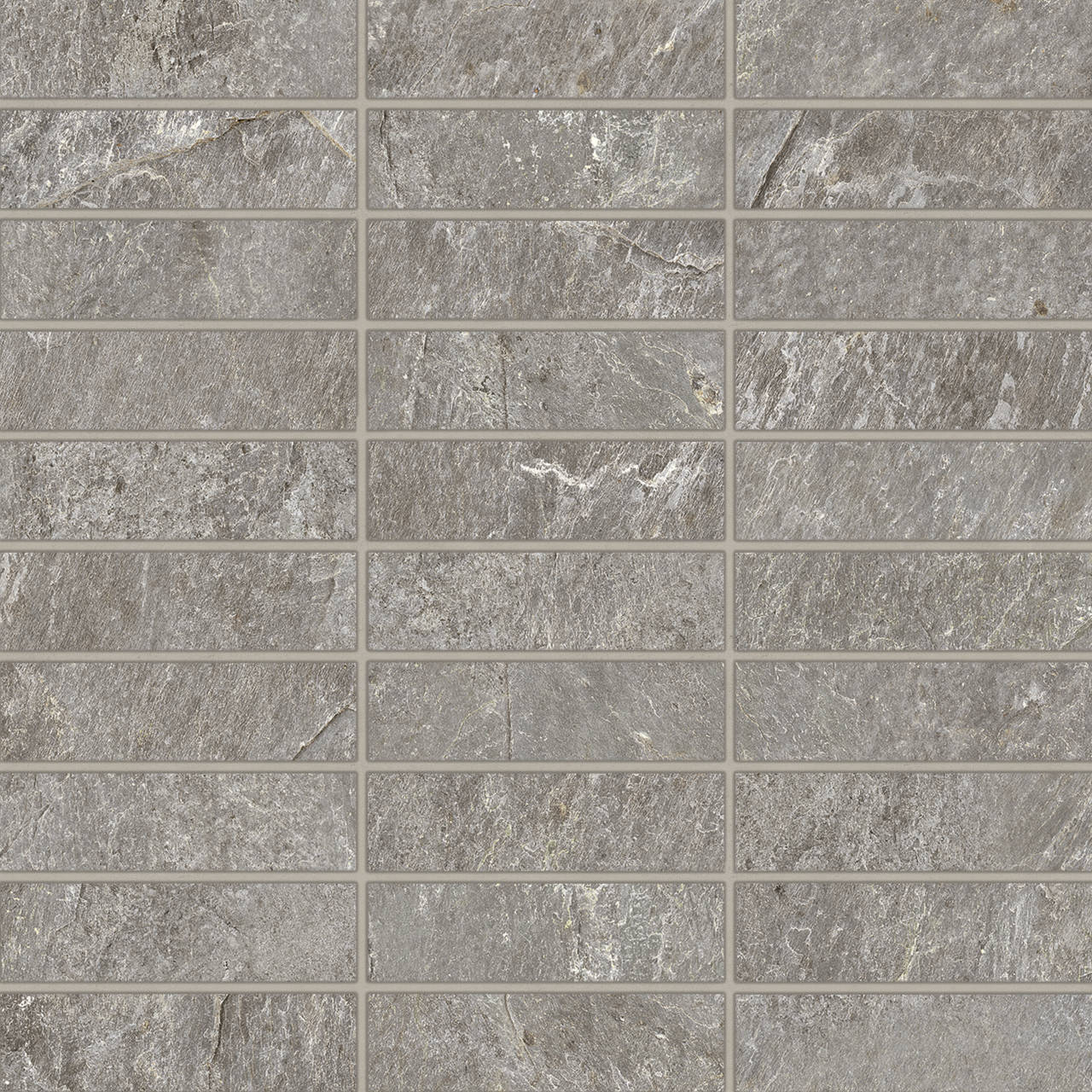 Bedrosians Farmhouse Living 1 x 4 Straight 12" x 12" Porcelain Mosaic