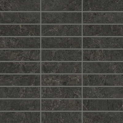 Bedrosians Farmhouse Living 1 x 4 Straight 12" x 12" Porcelain Mosaic