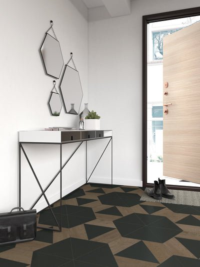 WOW Floor Tiles Triangle 8" x 9" Porcelain Tile