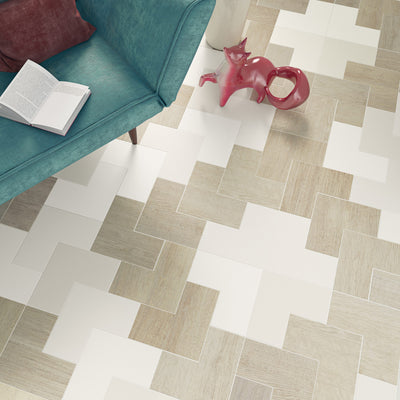 WOW Elle Floor 7.3" x 7.3" Porcelain Tile