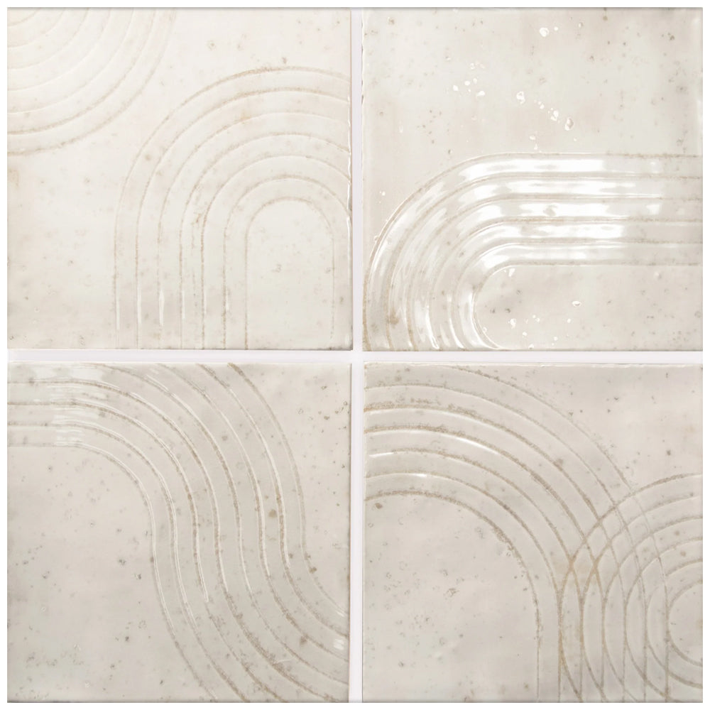 WOW Enso Deco 5" x 5" Porcelain Tile