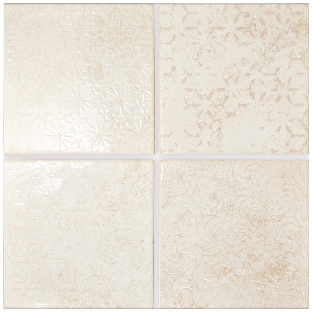 WOW Enso Deco 5" x 5" Porcelain Tile