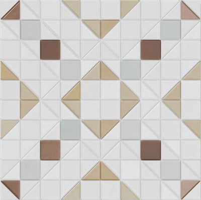 WOW Tesserae 11" x 11" Porcelain Mosaic