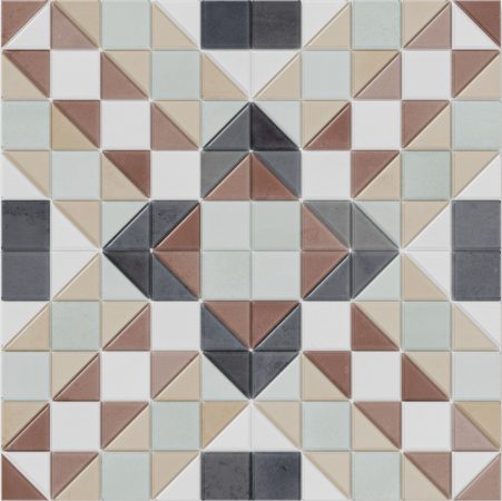 WOW Tesserae 11" x 11" Porcelain Mosaic