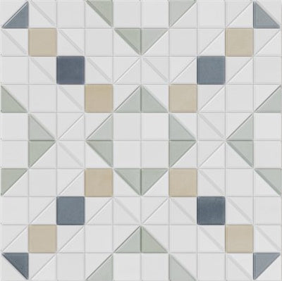 WOW Tesserae 11" x 11" Porcelain Mosaic