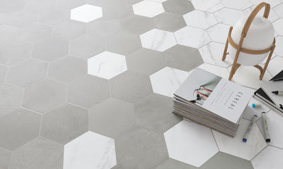 WOW Love Affairs Hexagon  8" x 9" Porcelain Tile