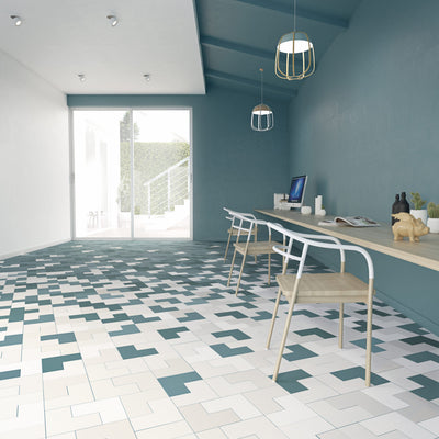 WOW Elle Floor 7.3" x 7.3" Porcelain Tile