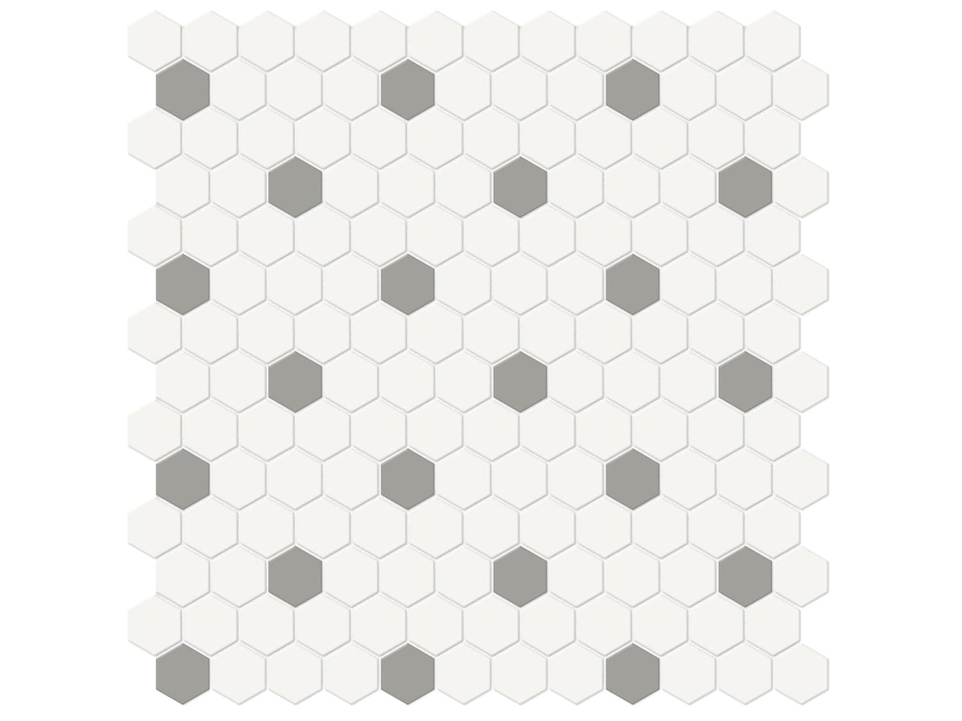 Anatolia Soho 1" Hexagon Insert 11.54" x 11.65" Porcelain Mosaic