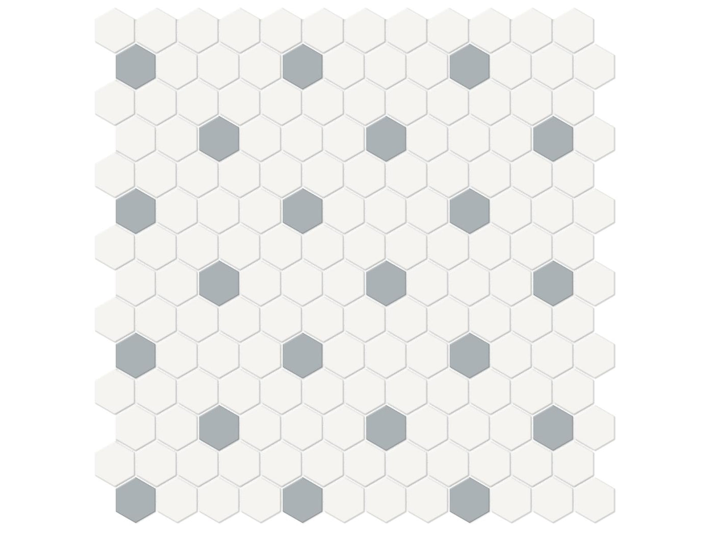 Anatolia Soho 1" Hexagon Insert 11.54" x 11.65" Porcelain Mosaic