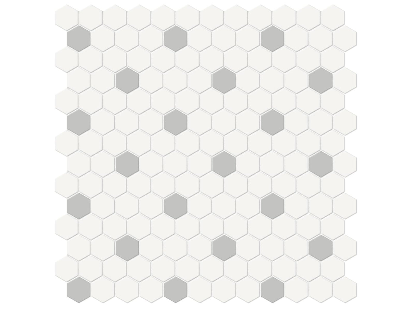 Anatolia Soho 1" Hexagon Insert 11.54" x 11.65" Porcelain Mosaic