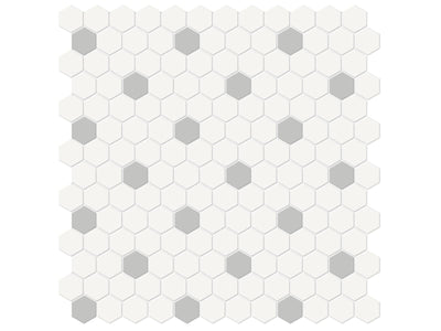 Anatolia Soho 1" Hexagon Insert 11.54" x 11.65" Porcelain Mosaic