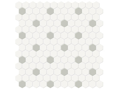 Anatolia Soho 1" Hexagon Insert 11.54" x 11.65" Porcelain Mosaic