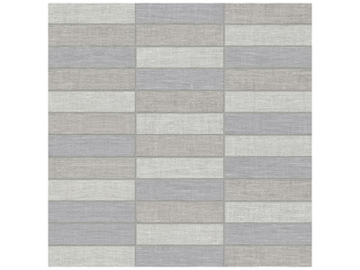 Anatolia Belgian Linen 1 x 4 Stacked 11.73" x 11.73" Porcelain Mosaic