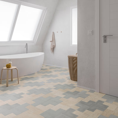 WOW Elle Floor 7.3" x 7.3" Porcelain Tile