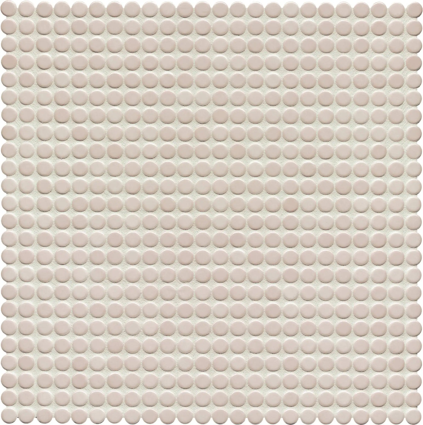 Agrob Buchtal Loop 0.5" x 0.5" Round 12.44" x 12.44" Porcelain Mosaic