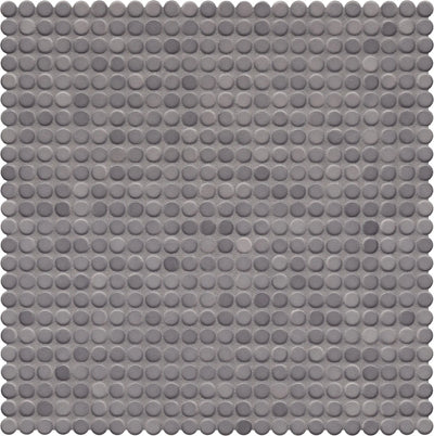 Agrob Buchtal Loop 0.5" x 0.5" Round 12.44" x 12.44" Porcelain Mosaic